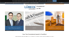 Desktop Screenshot of luebeckonline.com